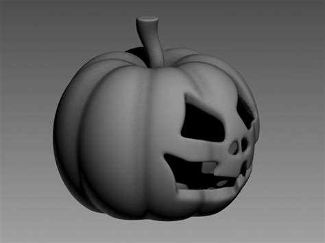 Halloween Pumpkin 01 3d Model 3d Printable Cgtrader