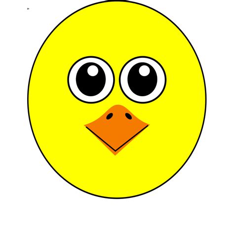 Funny Chick Face Cartoon Png Svg Clip Art For Web Download Clip Art