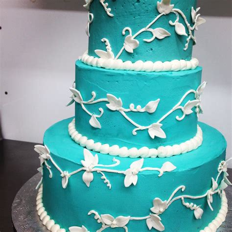 Turquoise Wedding Cake Wedding Cakes Cake Birthday Cake