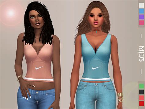 S4 Natalie Sport Top The Sims 4 Catalog