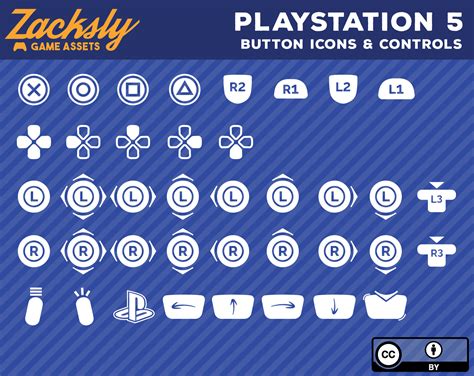 Playstation Controller Button Icons
