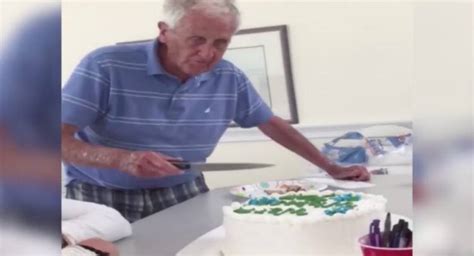 Grandpa Has The Best Reaction To A Birthday Prank