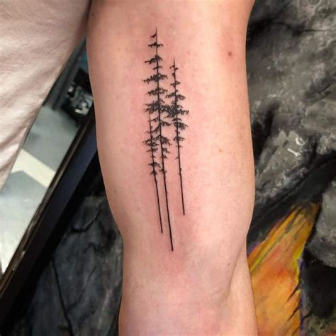 101 Amazing Pine Tree Tattoo Ideas Will Love Tree Tattoo Simple