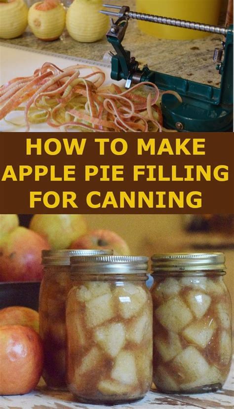 Roll the other half of the dough on top. Homemade Apple Pie Filling for Canning | Recipe | Homemade ...