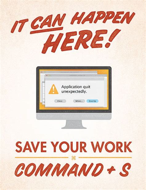 Save Your Work Mac Graphic Design Printable By Brigetteidesigns