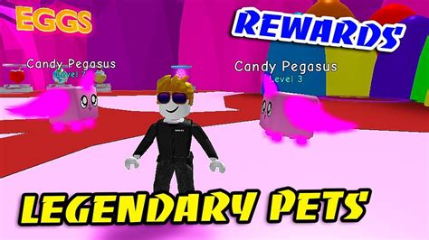 I Got The Rarest Pet In Roblox Bubble Gum Simulator Candy Land