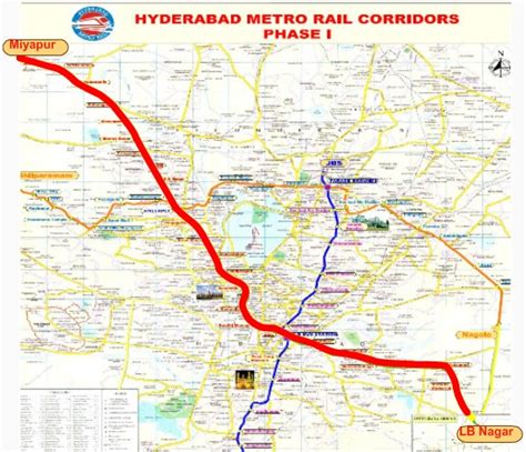 hyderabad metro rail route map and ticket prices fares
