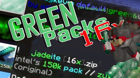 Top 3 Best Green Texture Packs For Hypixel Youtube