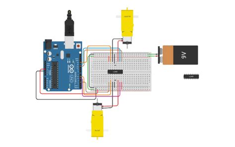Circuit Design Copy Of Exploded L293d Dc Motor Control Tinkercad