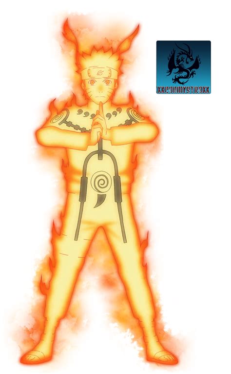 Kyuubi Chakra Controlled Mode Kcm Naruto Render By Cartoonperson On Deviantart