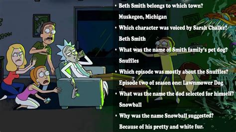 90 Rick And Morty Trivia Questions And Answers Unique