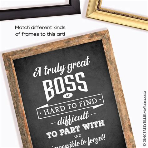 Depending on how well you know your boss you could decide to go down a personal route and make a scrapbook of his time at work. Male Boss Gifts Quotes - Great Boss Appreciation ...