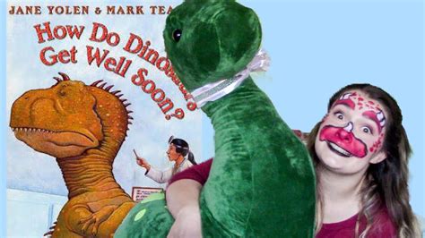 How Do Dinosaurs Get Well Soon Book Reading With Jukie Davie Youtube