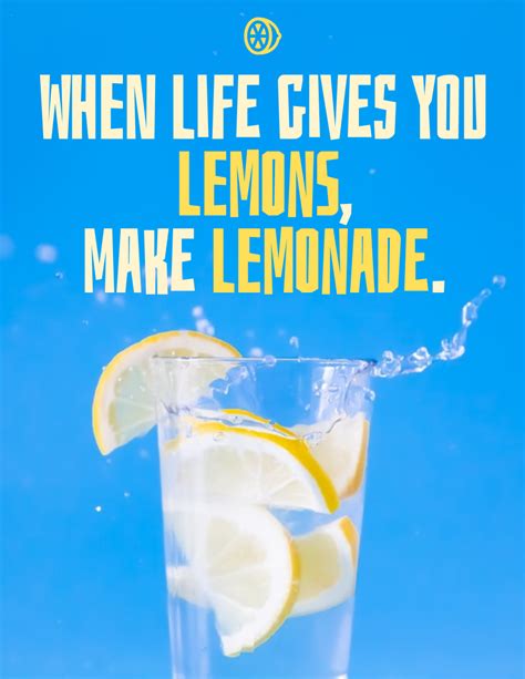 When Life Gives You Lemons Make Lemonade Elbert Hubbard 引用 Template