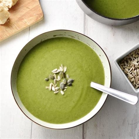 Creamy Broccoli Spinach Soup Vegan Everyday Healthy Recipes