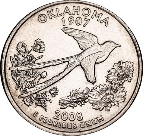 2008 S Oklahoma State Quarter Value