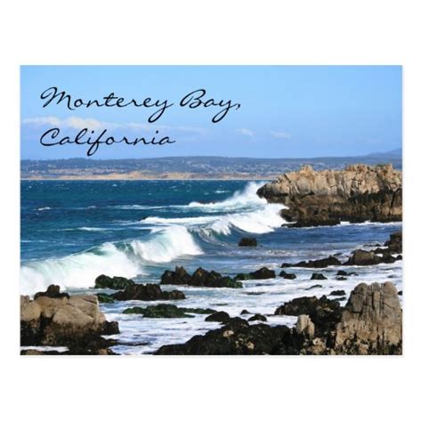 Monterey Bay California Postcard Zazzle