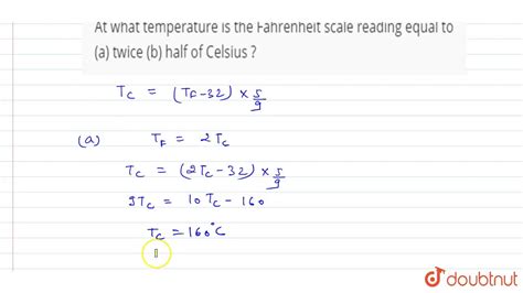 Convert fahrenheit to celsius and learn about the fahrehneit and celsius temprarature scales. At what temperature is the Fahrenheit scale reading equal ...
