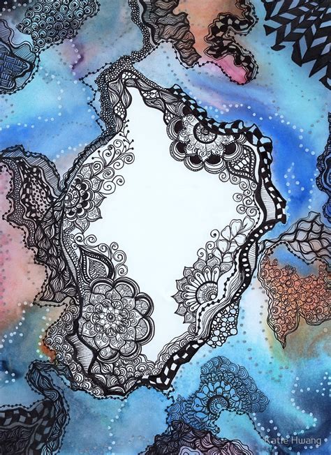 See more ideas about watercolor flowers, watercolor, watercolor art. "Abstract Watercolor Zentangle: inscape" by Katie Hwang ...
