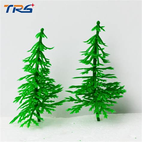 Buy 10cm Model Pine Tree Arm Plastic Tree 50pcs