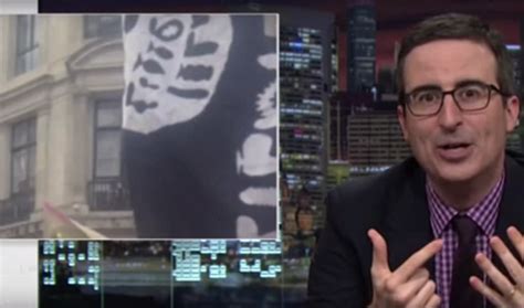 John Oliver Rips Cnn For Mistaking Pride Parade Flag For Isis Flag You Work At Cnn And You