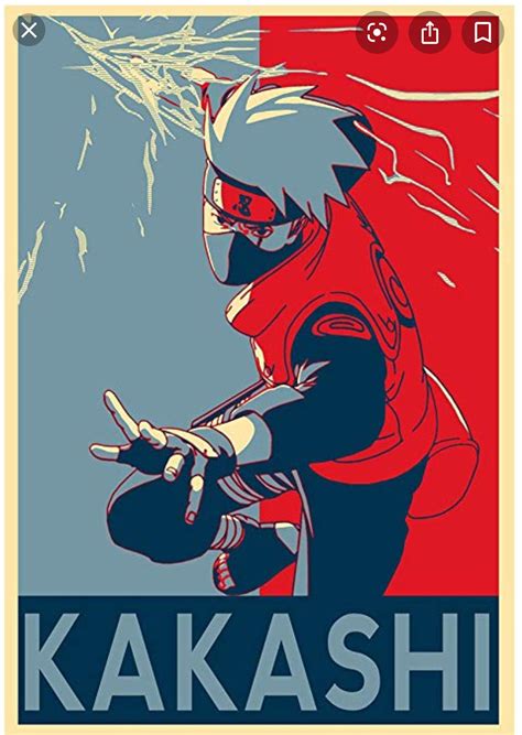 Pin By Raphalowbasket On Favorit Retro Poster Anime Printables Kakashi