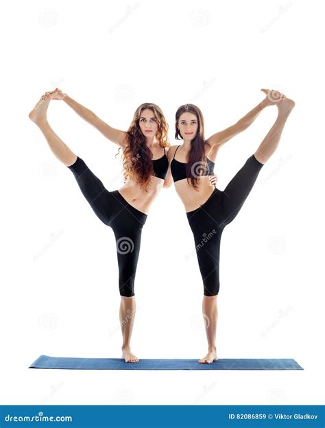 Extended Hand To Big Toe Yoga Pose Royalty Free Stock Photo