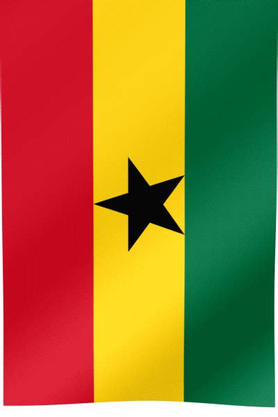 Flag Of Ghana  All Waving Flags