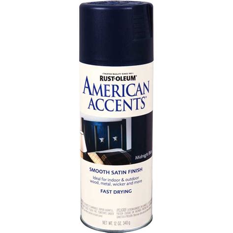 Rust Oleum 7943830 American Accents Spray Paint Midnight Blue At