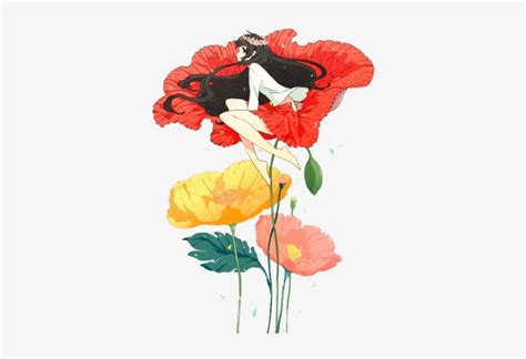 Anime Flower Png Render Anime Girl Flower X PNG Download PNGkit