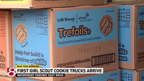 girl scout cookies arrive in indy youtube