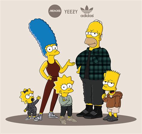 The Simpsons X Yeezy Season 2 X Machonis On Behance