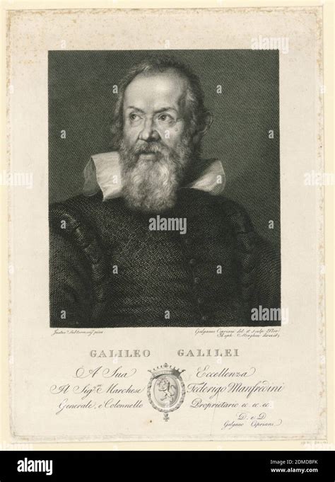 Retrato De Galileo Galilei 1562 1642 Galgano Cipriani Justus Susterman Holandés Activo En