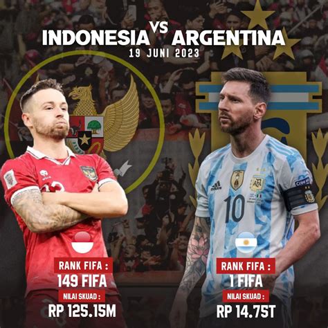 Berapa Harga Tiket Timnas Indonesia Vs Argentina Cek Disini