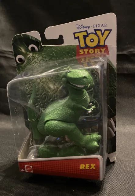 Disney Pixar Toy Story Rex The Dinosaur Figure 4 Vhtf Mattel Bnib 33