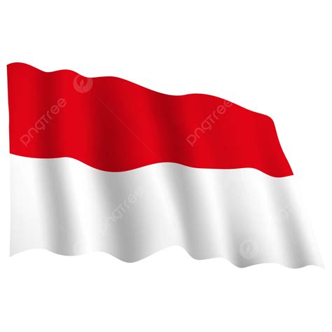 Bandera Indonesia Con Colores Rojo Y Blanco Vector Png Bandera De