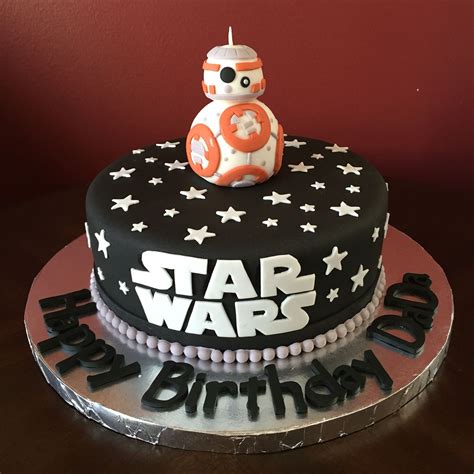 Star Wars Bb 8 Birthday Cake Star Wars Birthday Cake 8th Birthday