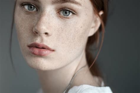 Beautiful Girl With Freckles ~ People Photos ~ Creative Market