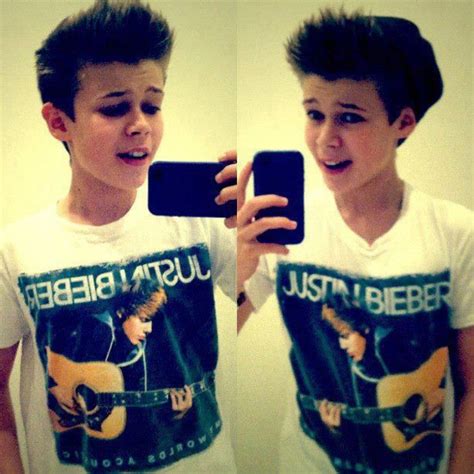 Benjamin In His Justin Bieber Shirt