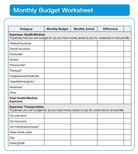 Like my family budget planner, this personal budget spreadsheet can be used to create a yearly budget. FREE 7+ Sample Budget Sheet Templates in PDF | MS Word | Excel