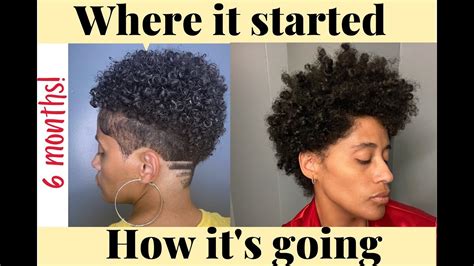 Hair Growth Journey 6 Month Update With Pictures And Videos Youtube