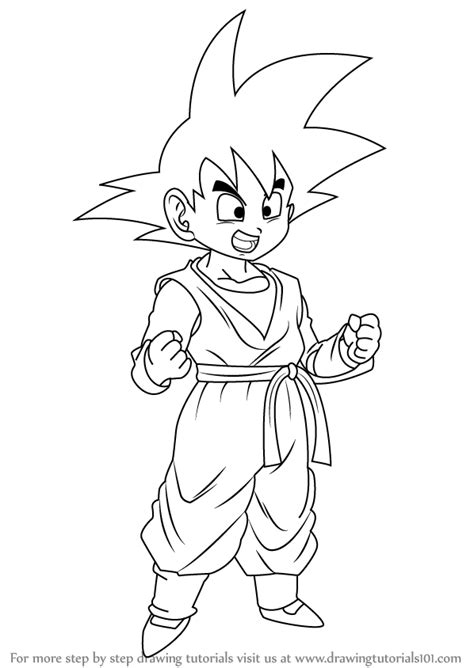 Can you please scale all dragon ball characters? Learn How to Draw Son Goten from Dragon Ball Z (Dragon ...