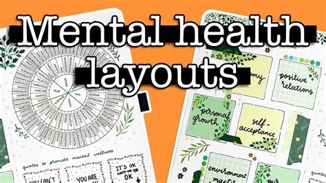 26 mental health bullet journal spreads 💜 part 1 youtube