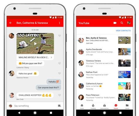 Youtube Launches A New In App Video Sharing And Messaging Feature