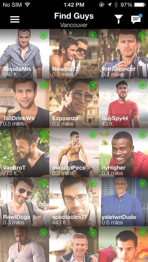 guyspy gay dating and same sex location based text voice and video chat iphone app