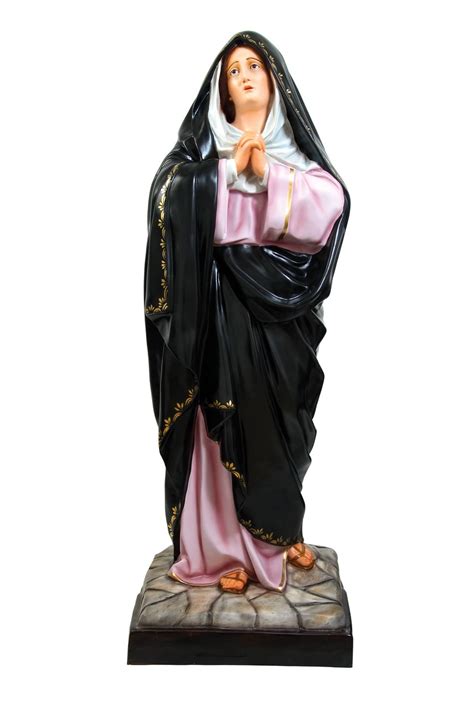 Our Lady Of Sorrows Statue Hand Painted Religious Statues