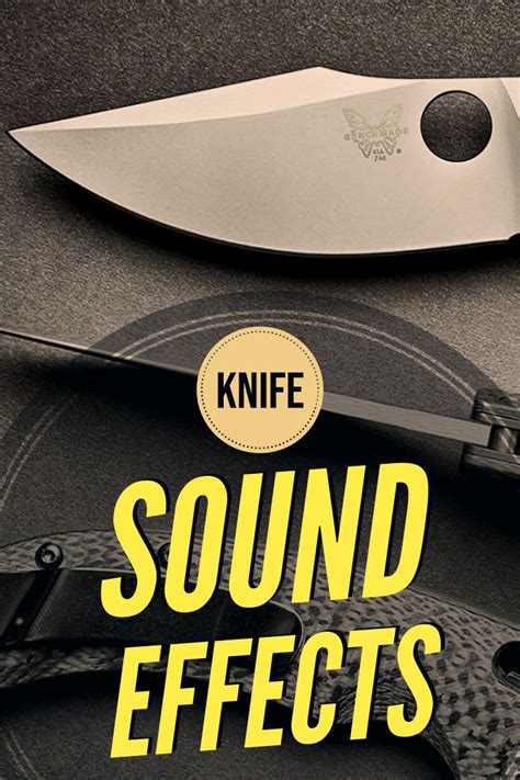 We've organized over 4tb of sound fx that span the sonic spectrum. Knife Sound Effects