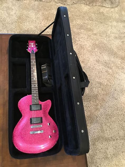 Daisy Rock Rock Candy Atomic Pink Sparkle With Case Reverb
