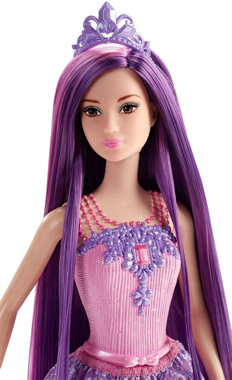 Barbie Endless Hair Kingdom Princess Doll Purple Toys And Games