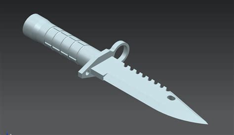 Free Stl File M9 Bayonet Knife・3d Printing Model To Download・cults